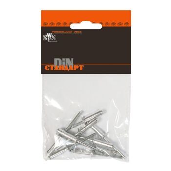 Заклепка вытяжная комбинированная SWFS 3,2x10 (25 шт) пакетик