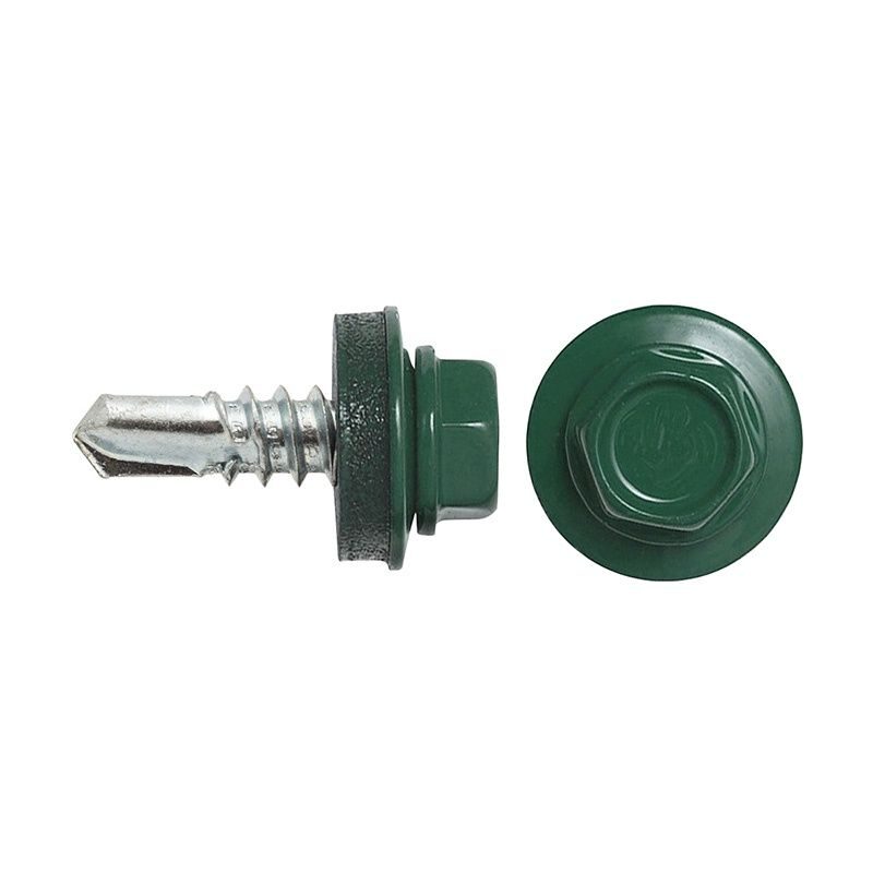 Саморез кровельный RAL-6005 ZP 5,5x19 (3500 шт)