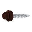 Саморез кровельный RAL-8014 ZP 4,8x28 (5000 шт)
