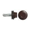 Саморез кровельный RAL-8017 ZP 4,8x35 (250 шт)